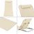 Strandmatte Donostia 2er Set 143x48cm Beige [en.casa]