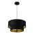 Lustră suspendată Lopar 40 cm negru/auriu, design modern lux.pro