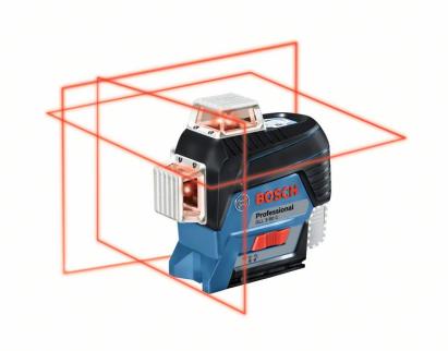 Nivela laser Bosch GLL 3-80 C, 3 linii 360°, 30 m, BM1 si L-BOXX
