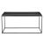 Masă de cafea Nyker 100x50x47 cm, stil industrial, negru mat