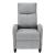 Fotoliu recliner Bregenz cu spătar reglabil, textil gri deschis