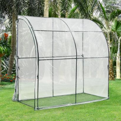 Seră de grădină Juta tip perete cu folie PVC 100x200x215 cm