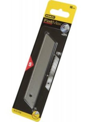 Set 5 lame segmentate Stanley FATMAX 18 mm pentru cutter, rezistente