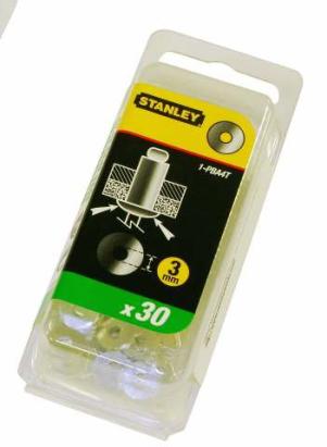 Set 30 discuri de etansare din otel Stanley, 3 mm, pentru fixare precisa