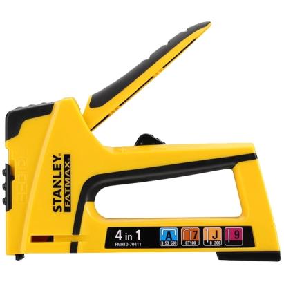 Capsator manual Stanley TR400 4 in 1 pentru capse, cuie si cabluri