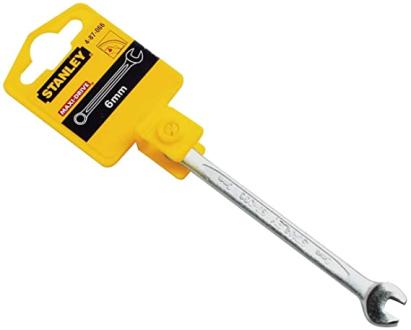Cheie combinată Stanley 6 mm din crom-vanadiu, finisaj mat