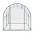 Tunel seră grădină 200x300x190 cm din PVC transparent [en.casa]
