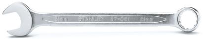 Cheie combinata Stanley 21 mm din crom-vanadiu, finisaj mat