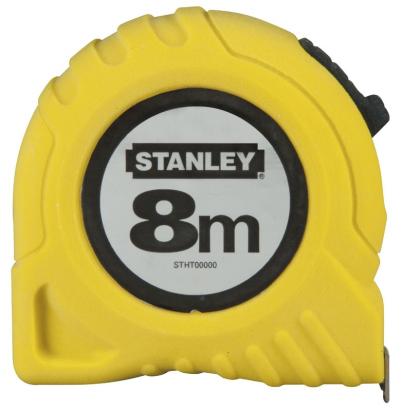 Ruleta clasică Stanley 8 m x 25 mm, carcasă rezistentă și precizie II
