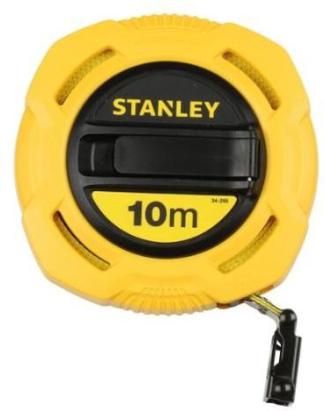 Ruleta Stanley 10 m cu banda din fibra de sticla, 12,7 mm