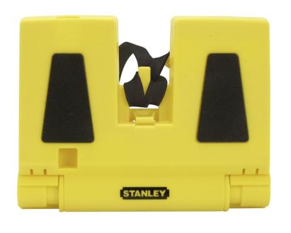 Nivela pentru stalpi Stanley 100x140 mm, cu magneti si chinga elastica