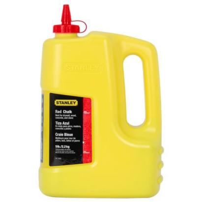 Praf de creta rosu Stanley 1000 g, rezerva pentru trasare exterioara