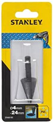 Burghiu conic Stanley HSS pentru metal, 4-24 mm, prindere 12 mm