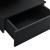 Noptieră suspendată Amberg cu sertar, neagră, 40 x 35 x 31 cm