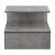 Noptieră suspendată Amberg cu sertar, gri beton, 40 x 35 x 31 cm
