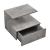 Noptieră suspendată Amberg cu sertar, gri beton, 40 x 35 x 31 cm