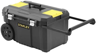 Ladă mobilă pentru scule Stanley Essential 50L cu roți și mâner telescopic