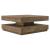 Couchtisch Florenz 76x76x38 cm Holzoptik [en.casa]