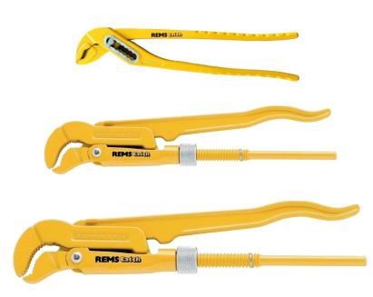 Set clești pentru țevi REMS Catch S 1, S 1 1/2 și W240, 3 piese