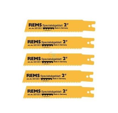 Set 5 lame fierăstrău REMS 140 mm, 3,2 mm pentru țevi din oțel