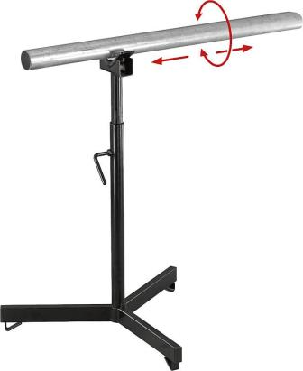 Trepied suport țeavă reglabil REMS Herkules 3B, 150 kg, 690–1180 mm