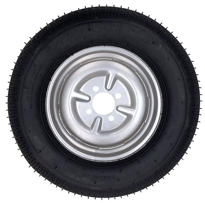 Set 2 roti complete ProGarden 5.00-12 cu profil rutier, 4 prezoane