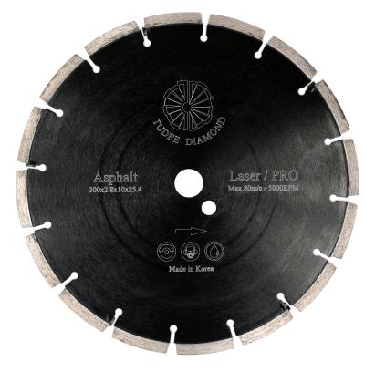 Disc diamantat profesional pentru asfalt Tudee 300x25,4x10x2,8 mm