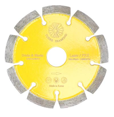 Disc diamantat segmentat premium 115 mm pentru materiale de constructii