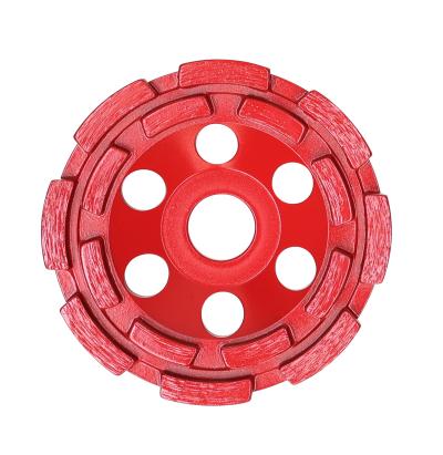 Disc diamantat pentru slefuire beton dur 115 mm, segment dublu, standard