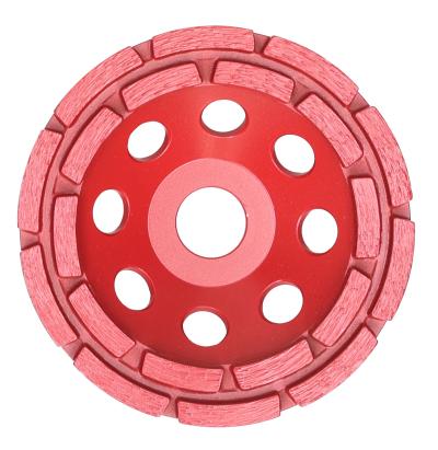 Disc diamantat oală pentru șlefuire beton dur 125 mm, segment dublu