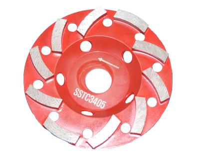 Disc diamantat oala 125 mm pentru slefuire si degrosare beton dur