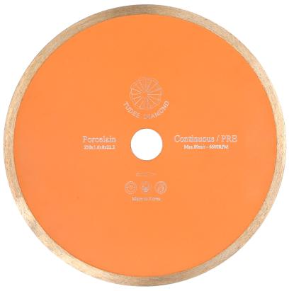 Disc diamantat premium pentru debitare porțelan 230x22,2x8x1,6 mm
