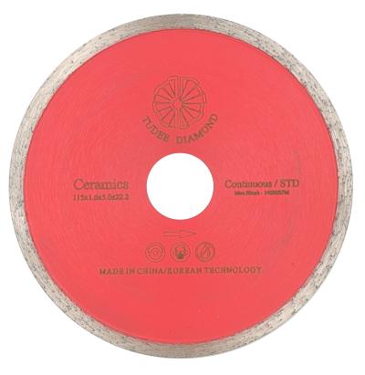 Disc diamantat Tudee pentru debitare plăci ceramice, 115x22,2 mm