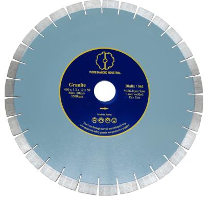 Disc diamantat pentru debitare granit Tudee Standard 450x50x12x3,3 mm