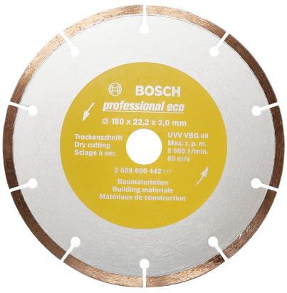 Disc diamantat Bosch Standard Universal 180 mm pentru polizor unghiular