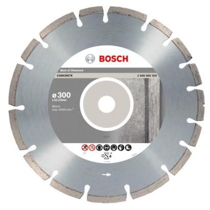Disc diamantat Bosch pentru beton, 300 x 30/22,23 x 2,8/2 mm