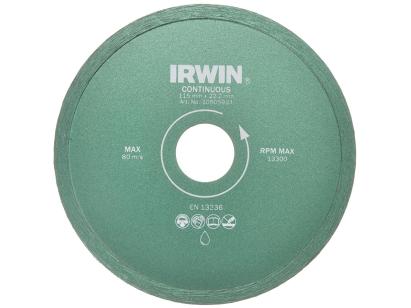 Disc diamantat continuu IRWIN pentru ceramica, 115 x 22,2 mm