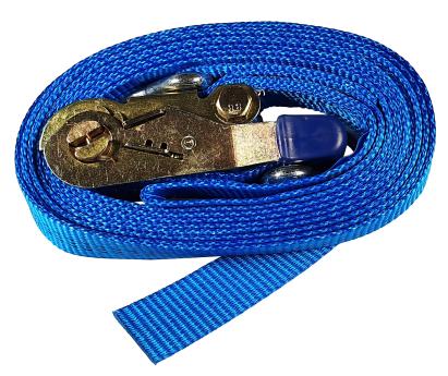 Chingă de ancorare în 2 părți, 35 mm, 5 m, albastră, LC 1500/3000 daN