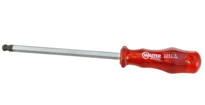 Șurubelniță tubulară profesională 8x150 mm cu cap rotund și mâner ergonomic