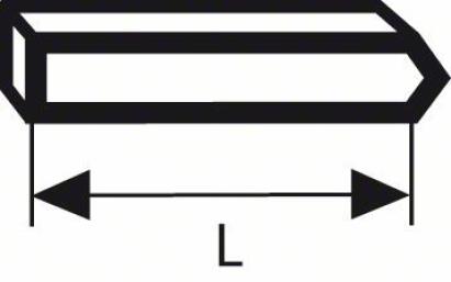 Set 1000 stifturi Bosch Tip 40, 19 mm, pentru fixari precise