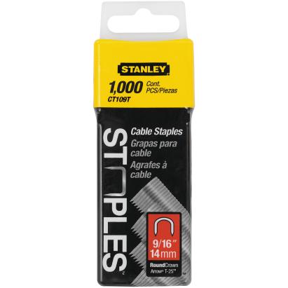 Capse pentru cablu Stanley CT109T, tip 7/CT100, 14 mm, set 1000 buc