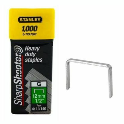 Set 1000 capse Stanley Tip G/4/11/140 din otel galvanizat, 12 mm