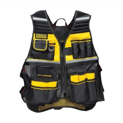 Vesta de lucru Stanley FatMax cu buzunare pentru scule, ajustabilă