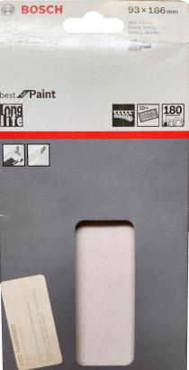 Set 10 foi abrazive Bosch R180 93x185 mm pentru slefuitor cu vibratii