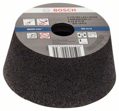 Piatra oala Bosch 110 mm, granulație 24, pentru șlefuire metal