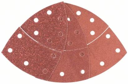 Set 10 foi abrazive Bosch pentru slefuitor multifunctional, K40/120/180