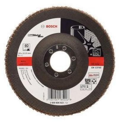 Disc lamelar Bosch X571 Best for Metal, 180 mm, granulatie G80, cu degajare