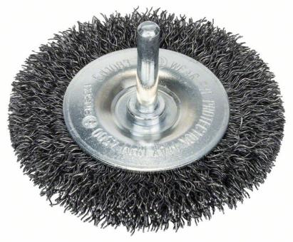 Perie-disc Bosch din sarma ondulata otel 75 mm, fir 0,3 mm, latime 8 mm