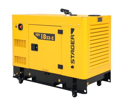Generator diesel trifazat insonorizat Stager YDY18S3-E, 18 kVA, 1500 rpm