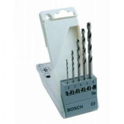 Set 5 burghie Bosch pentru metal 2-6 mm, otel, cutie ProBox